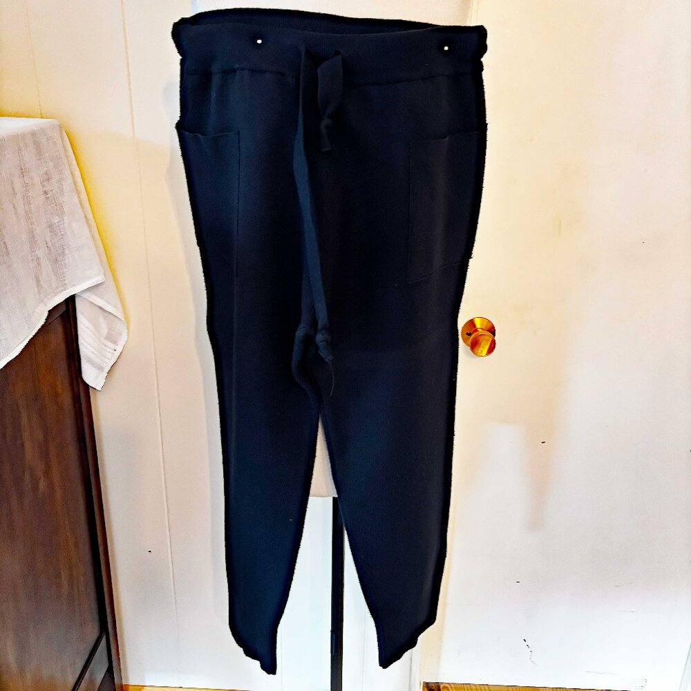 Zara Knit Black Pants - Size - EUR XL, USA XL, Mex 32
